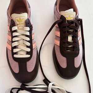 Adidas SAMBA Pink and Brown Sneakers